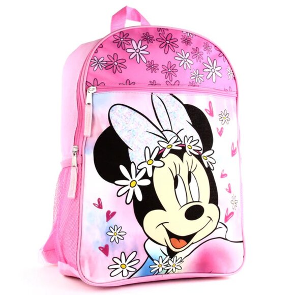 MINNIE MOUSE Deluxe 16" Backpack - Picture 1 of 3